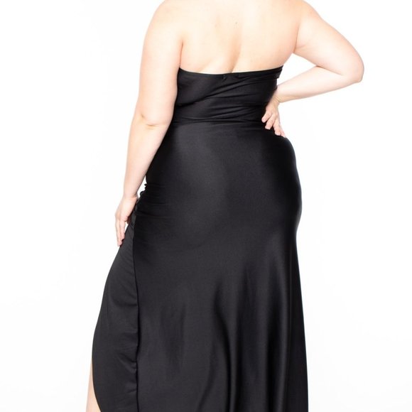 Curvy Sense Sexy Strapless Dress - Picture 3 of 5